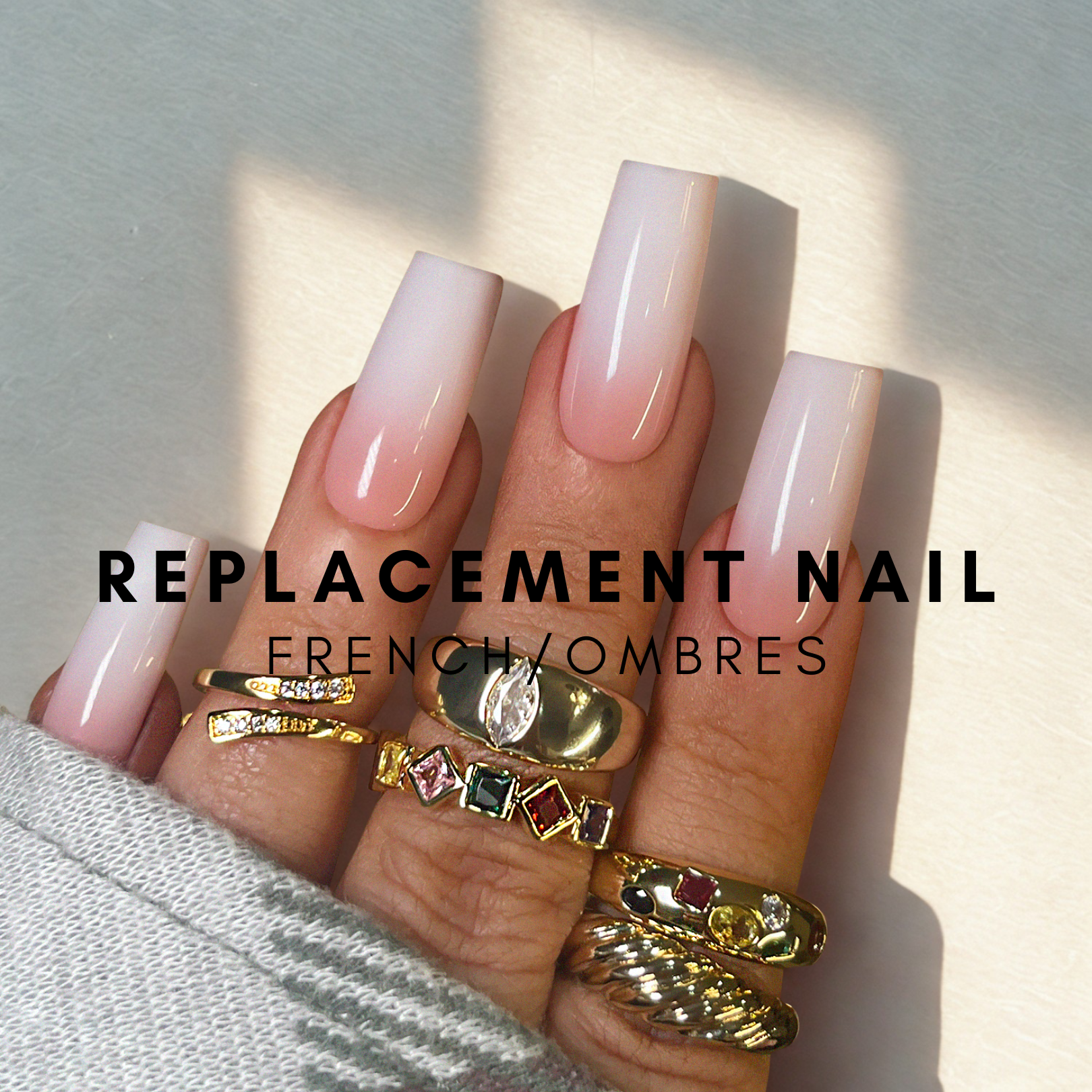 Replacement Nail For French Tips/Ombres ONLY.