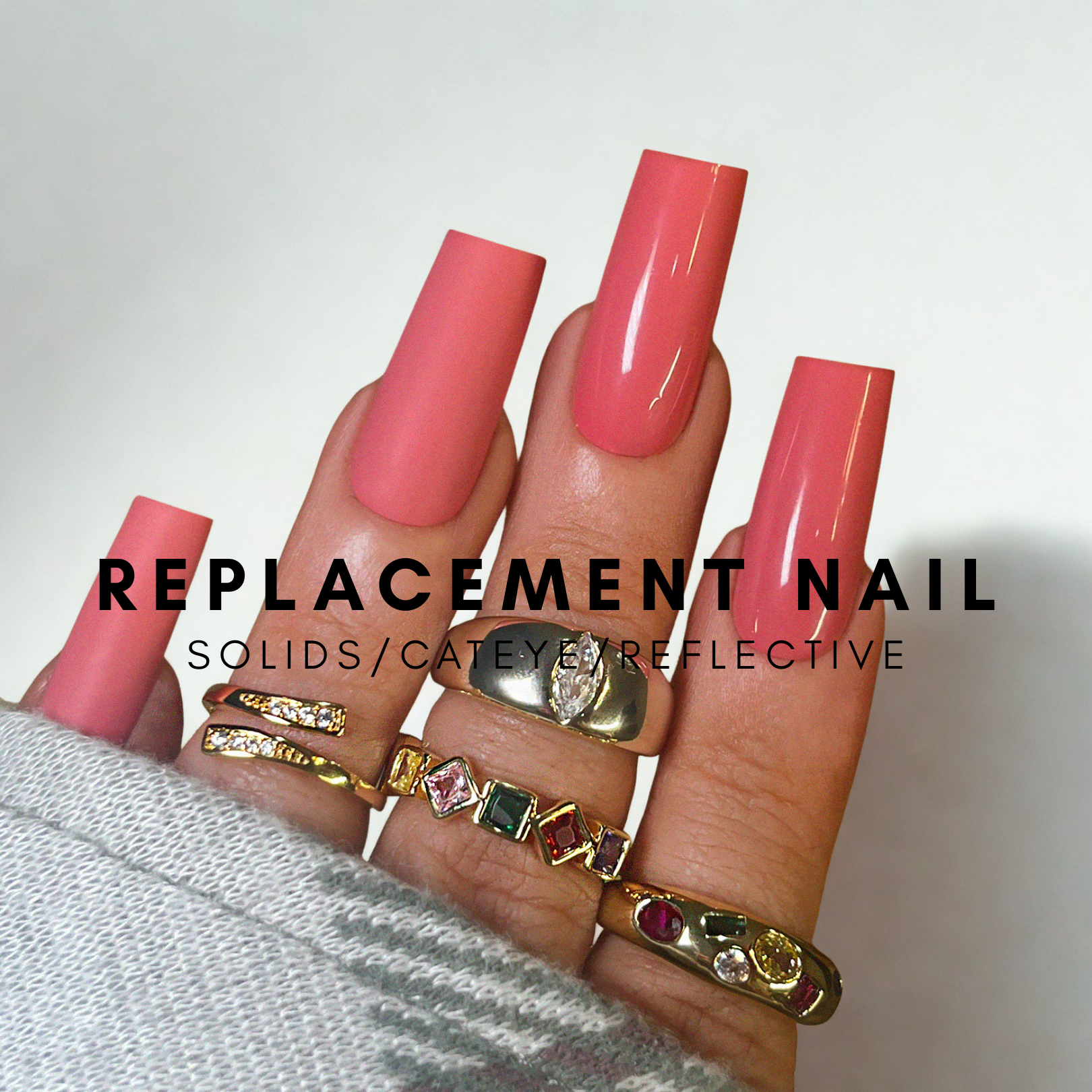 Replacement Nail For SOLIDS/REFLECTIVES/CATEYE Only.