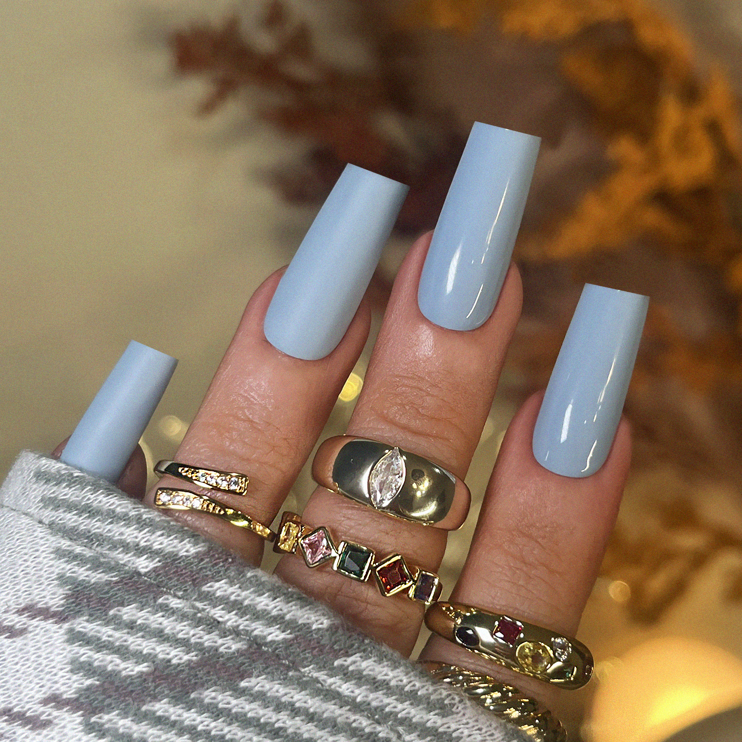 Powder Blue.