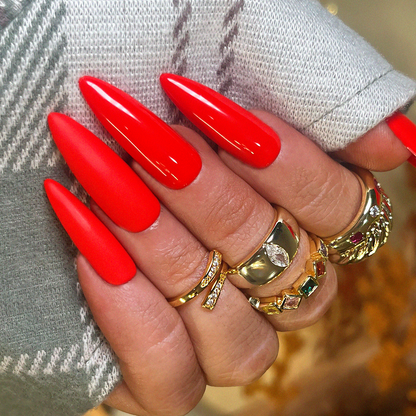 Scarlet.
