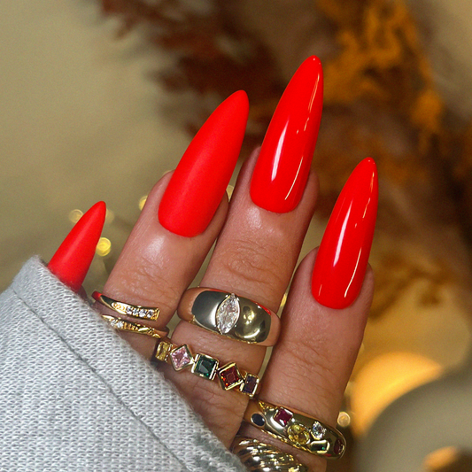 Scarlet.