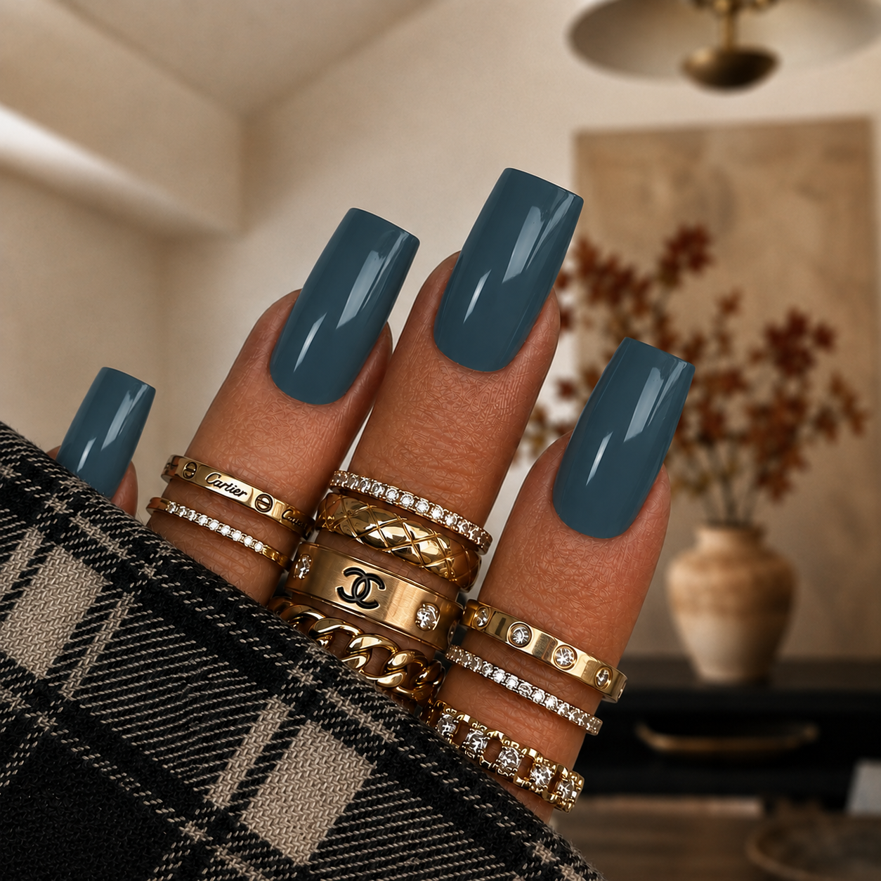Petrol Blue.