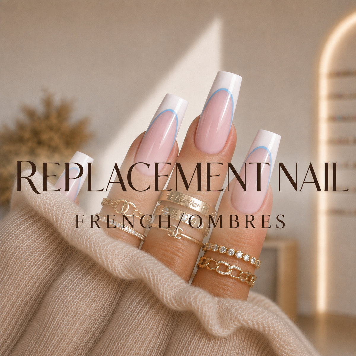Replacement Nail For French Tips/Ombres ONLY.